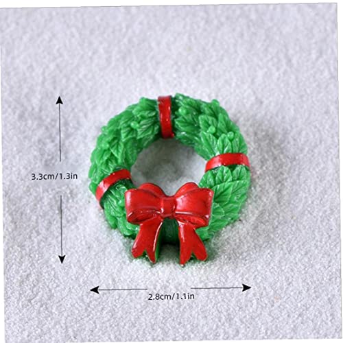 COLiJOL Navidad Navidad Regalo Navidad Ornamentos en Miniatura, Figuras de Jardín Paisaje Casa de Muñecas de Papá Noel Accesorios de Terraria de Sanda Claus para Positivos de Navidad 10Pcs (Estilo 2)/