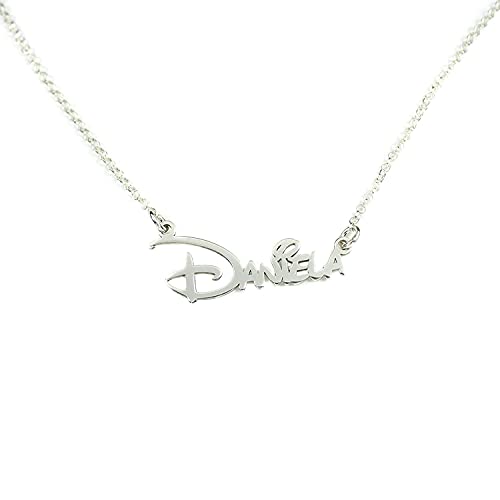 Collar con nombre personalizado en plata de ley 925/1000.-RINCONDELARTESANO.ES