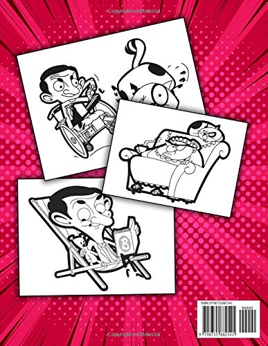 Color Me! - MR.Bean Coloring Book: Funny Mr Bean Coloring Pages - Awesome Gift for Kids - Birthday Gift for Son Daughter