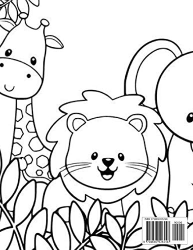 Coloring book for Animals A to Z: A Fun Alphabet Letter & Coloring Activity Book for Toddlers and Kids Ages 3-6