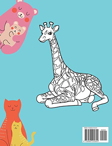 Coloring book for Animals A to Z: A Fun Alphabet Letter & Coloring Activity Book for Toddlers and Kids Ages 3-6