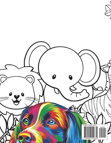 Coloring book for Animals A to Z: A Fun Alphabet Letter & Coloring Activity Book for Toddlers and Kids Ages 3-6