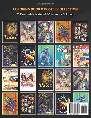 Coloring Book & Poster Collection: Digimon Emblema Valor Wargreymon Anime & Manga