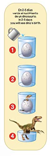 Comansi Dino Egg. Huevo Sorpresa. Experimenta el Nacimiento de tu Dinosaurio. 4 Dinosaurios Diferentes para coleccionar (se Venden por Separado) C18965