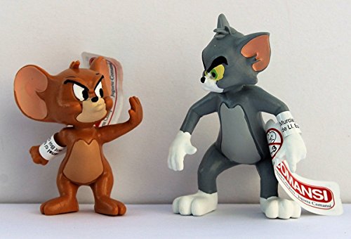 Comansi Set de Juego de Lucha de Tom y Jerry - tamaño Aprox. 5.5 - 7.0 cm