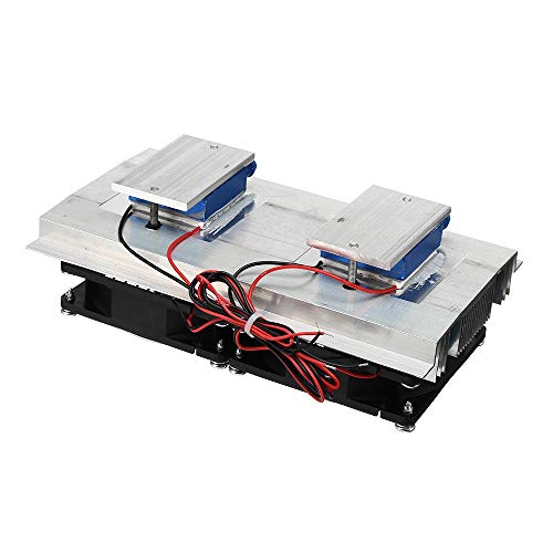 Componentes electrónicos manuales 120W Mini Fish Tank Chiller Semiconductor Refrigeración Película Refrigerador Chiller XD-2041 DC12V Para el enfriamiento del acuario del tanque de peces de 5 litros 1