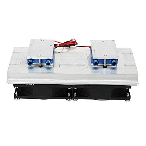 Componentes electrónicos manuales 120W Mini Fish Tank Chiller Semiconductor Refrigeración Película Refrigerador Chiller XD-2041 DC12V Para el enfriamiento del acuario del tanque de peces de 5 litros 1