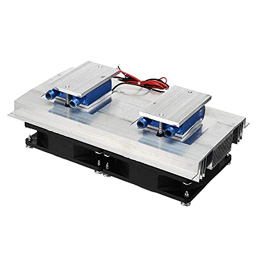 Componentes electrónicos XD-2041 DC12V 120W Mini enfriador de tanque de peces Semiconductor Película de refrigeración Refrigerador Enfriador Compatible con tanque de peces de 5 litros Enfriamiento de