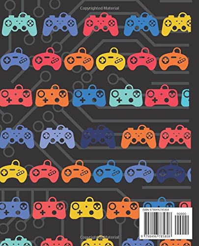 Composition Book: Video Game College Ruled LinedNotebook for Kid | Diary for Gamer Girls, Boys, Kids, Teens and Adults