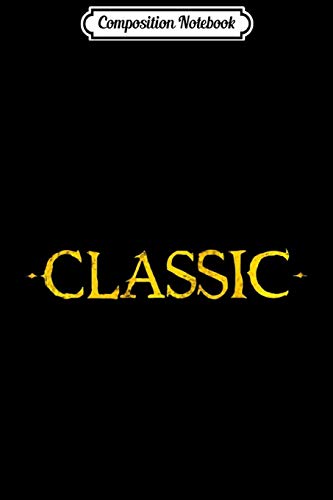 Composition Notebook: Classic Writing WOW golden Word  Journal/Notebook Blank Lined Ruled 6x9 100 Pages