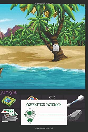Composition Notebook: Finally On Monkey Island Monkey Island 1 Workbook for Adult