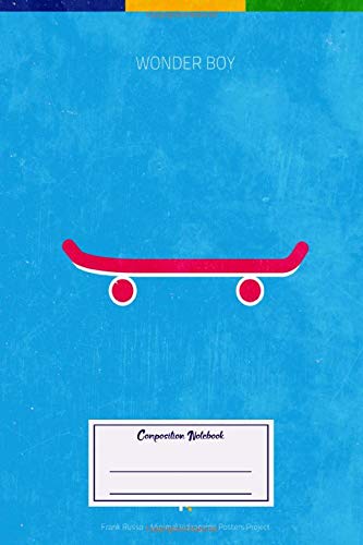 Composition Notebook: Gaming Wonder Boy Minimal Videogame Minimal Videogame Posters (Composition Notebook, Journal) (6 x 9)