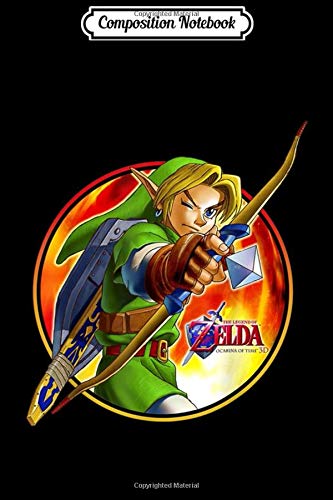 Composition Notebook: Nintendo Zelda Ocarina of Time 3D Link Archer Emblem  Journal/Notebook Blank Lined Ruled 6x9 100 Pages