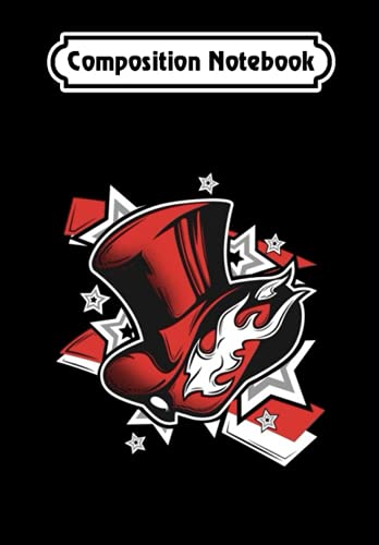 Composition Notebook: Persona 5 Royal The Phantom Thieves Logo Classic, Journal 6 x 9, 100 Page Blank Lined Paperback Journal/Notebook