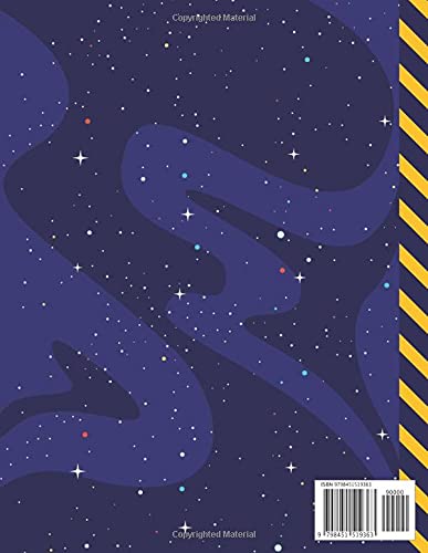 Composition Notebook: Wide Ruled Paper / Large Writing Journal for Homework - Notes - Doodles - Homeschool / Rocket Launch Space Shuttle - Outer Space ... Art / Back to School for Boys Kids Children
