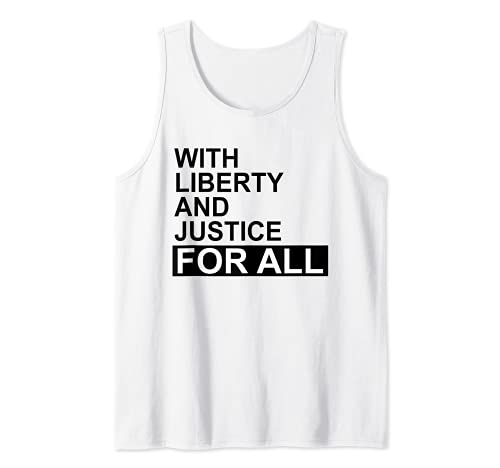 Con libertad y justicia para toda camisa, igualdad indivisible Camiseta sin Mangas