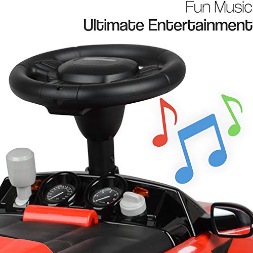 Con licencia de Range Rover Ride On Car, Kids Foot to Floor, Kids Evoque SUV, efectos de sonido, almacenamiento debajo del asiento