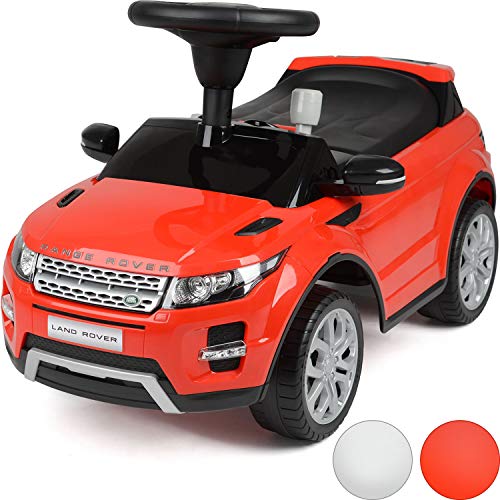 Con licencia de Range Rover Ride On Car, Kids Foot to Floor, Kids Evoque SUV, efectos de sonido, almacenamiento debajo del asiento