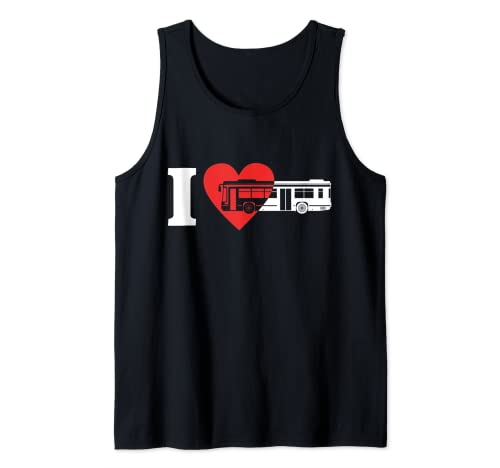 Conductor de autobús Ich Liebe Bus Fahren. Camiseta sin Mangas