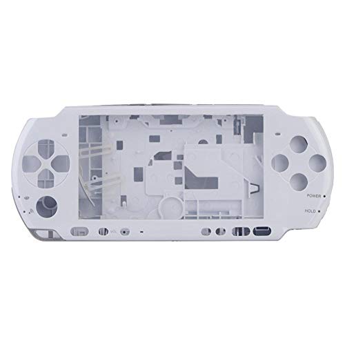 Consola de Juegos Carcasa de Repuesto Carcasa Completa Consola Compatible con PSP 3000(Blanco)