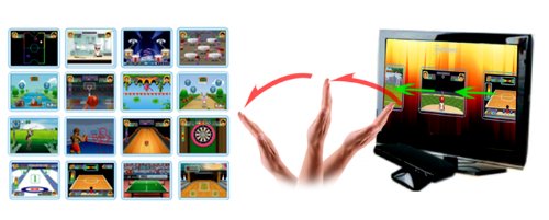 Consola de TV OVERMAX V-MOTION – Tú eres el controlador, con 60 juegos integrados y maravillosos gráficos de 32 bits, regalo perfecto