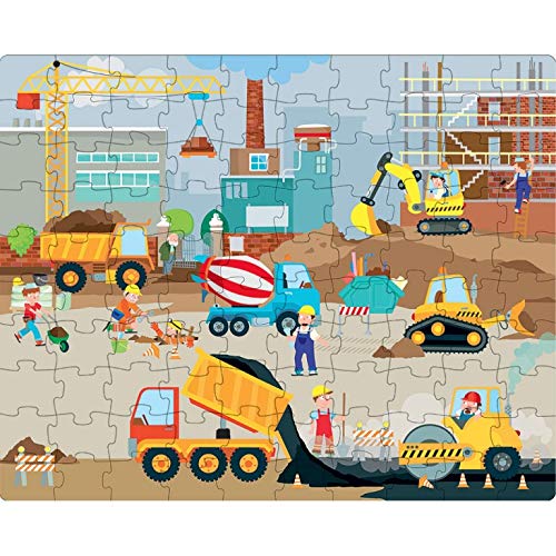 Construction site vehicles. Ediz. a colori. Con puzzle (Sassi junior)