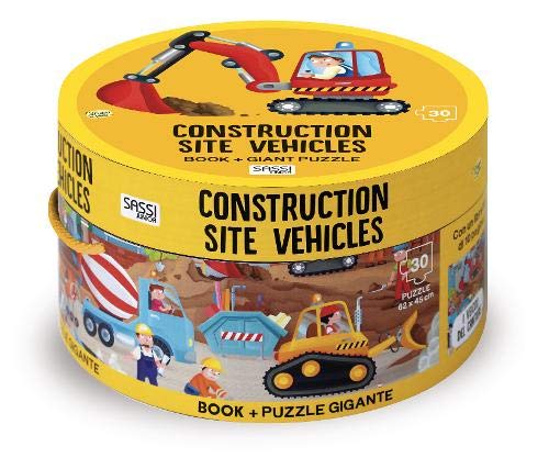 Construction site vehicles. Ediz. a colori. Con puzzle (Sassi junior)