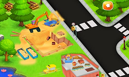 Construir ciudades Juego niños : juego de construcción para niños - excavadoras, camiones grúa y para construir la ciudad ! GRATIS