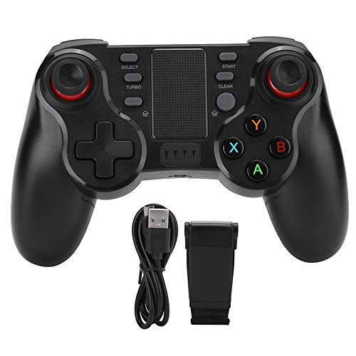 Controlador de juegos móvil, Gamepad inalámbrico Bluetooth 4.0 con clip para teléfono, Controlador de juegos móvil con conexión directa Mango de juego, Joystick Gamepad para IOS/Android