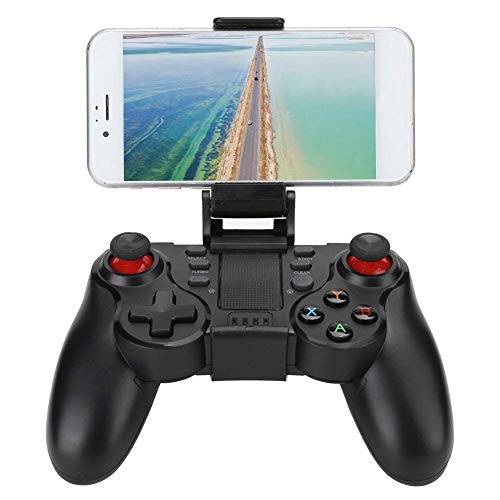 Controlador de juegos móvil, Gamepad inalámbrico Bluetooth 4.0 con clip para teléfono, Controlador de juegos móvil con conexión directa Mango de juego, Joystick Gamepad para IOS/Android