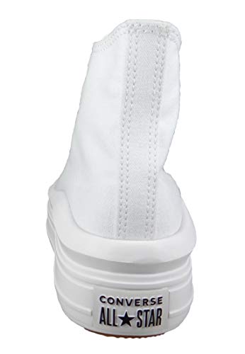 Converse Move Platform Hi Zapatillas Blancas para Mujer-UK 6 / EU 39