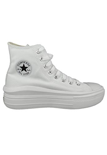 Converse Move Platform Hi Zapatillas Blancas para Mujer-UK 6 / EU 39