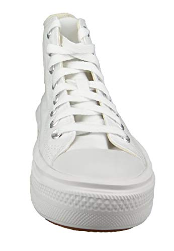 Converse Move Platform Hi Zapatillas Blancas para Mujer-UK 6 / EU 39