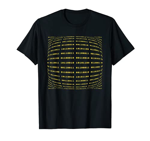 Cool Código Binario 1 0 Una Cero Computadora Digital Camiseta