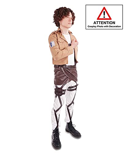 CoolChange Equipo de maniobras tridimensionales Cosplay | arnés del Cuerpo de Exploración para los Fan de Attack on Titan