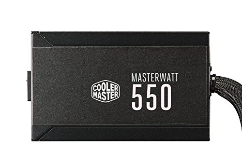 Cooler Master MasterWatt 550 EU - Fuentes de alimentación, Semi-Fanless Modular, 80 Plus Bronze, 550W, MPX-5501-AMAAB-EU
