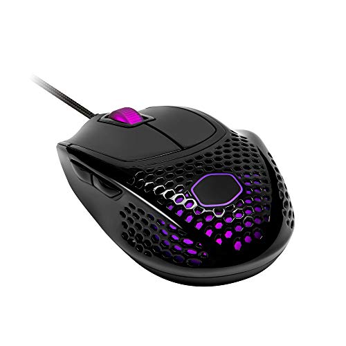 Cooler Master MM720 RGB-LED Ratón Gaming con Cable Sujeción Garra, Carcasa ligera 49 g, Sensor Óptico 16000DPI, Conmutadores 70 Millones Clic, Pies PTFE Suave Desplazamiento, Negro
