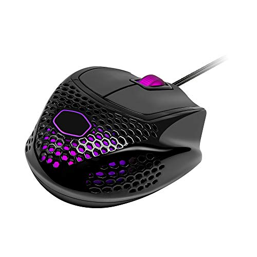 Cooler Master MM720 RGB-LED Ratón Gaming con Cable Sujeción Garra, Carcasa ligera 49 g, Sensor Óptico 16000DPI, Conmutadores 70 Millones Clic, Pies PTFE Suave Desplazamiento, Negro
