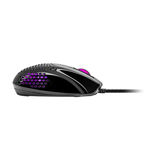 Cooler Master MM720 RGB-LED Ratón Gaming con Cable Sujeción Garra, Carcasa ligera 49 g, Sensor Óptico 16000DPI, Conmutadores 70 Millones Clic, Pies PTFE Suave Desplazamiento, Negro