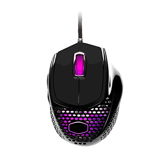 Cooler Master MM720 RGB-LED Ratón Gaming con Cable Sujeción Garra, Carcasa ligera 49 g, Sensor Óptico 16000DPI, Conmutadores 70 Millones Clic, Pies PTFE Suave Desplazamiento, Negro