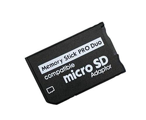 Coollooda Juego de Tarjetas Memory Stick PSP Tarjeta de Memoria Micro SD Tarjeta TF única para Adaptador MS Lector de Tarjetas 1pc