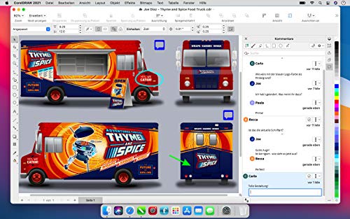 CorelDRAW Graphics Suite 2021 | Graphic Design Software for Professionals | Vector Illustration, Layout, and Image Editing | Perpetual |[Mac disc]