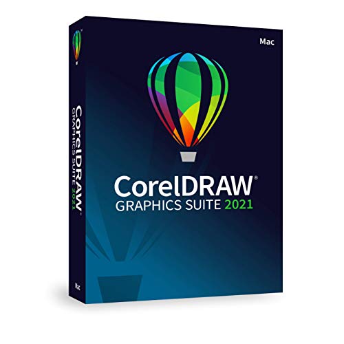 CorelDRAW Graphics Suite 2021 | Graphic Design Software for Professionals | Vector Illustration, Layout, and Image Editing | Perpetual |[Mac disc]