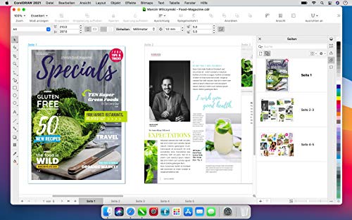 CorelDRAW Graphics Suite 2021 | Graphic Design Software for Professionals | Vector Illustration, Layout, and Image Editing | Perpetual |[Mac disc]