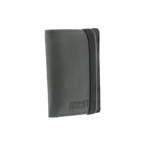 Coronel Tapiocca Cartera Aladino kaki Hombre Adolescente con Compartimentos Billetes, Bolsillo y Ranuras Tarjetas