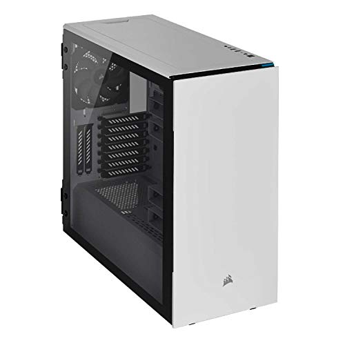 Corsair Carbide Series 678C - Vidrio Templado ATX Gaming Case, silencioso, color blanco