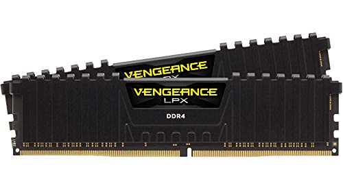 Corsair CMK16GX4M2D3000C16 Vengeance LPX - Módulo de Memoria de Alto Rendimiento de 16 GB (2 x 8 GB), DDR4 ,3000 MHz, C16 XMP 2.0, Negro