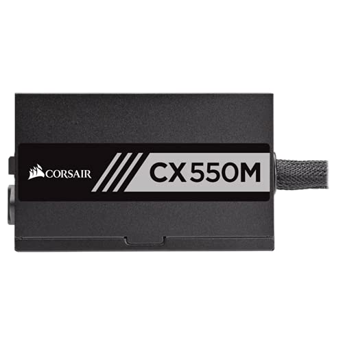 Corsair CX550M - Fuente de Alimentación (semi modular, 80 plus bronze, 550 watt, EU)