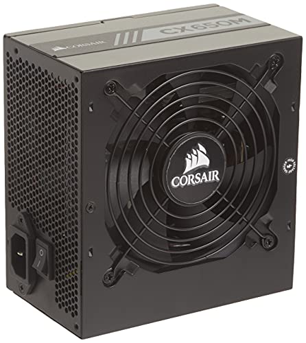 Corsair CX650M Unidad de - Fuente de alimentación (650 W, 100-240 V, 47-63 Hz, 85%, 5-10 A, 130 W)