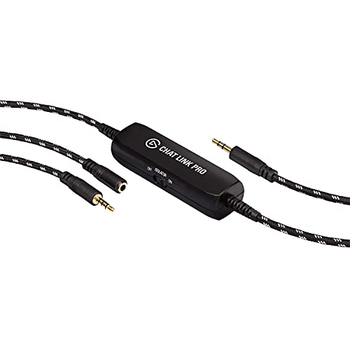 Corsair Elgato Chat Link Pro – Adaptador de Audio para PS5, PS4, Nintendo Switch, Captura el Chat de Voz, Sonido de los Juegos, Cable Extra Largo